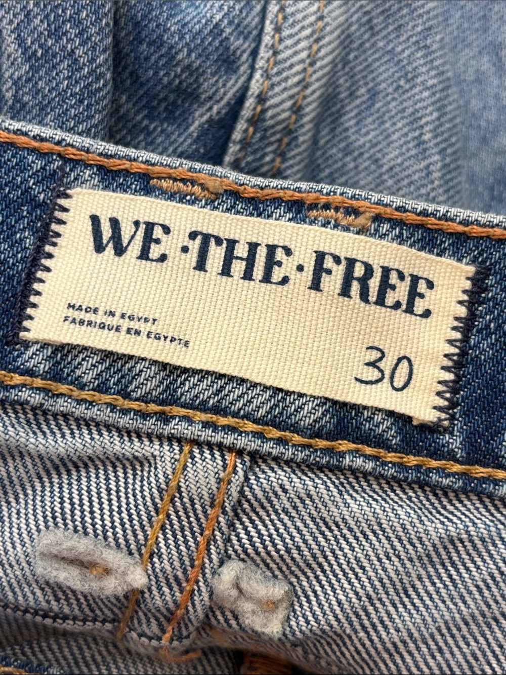 Free People Light Blue High-Rise Wide Leg Jeans - Picture 14 of 16